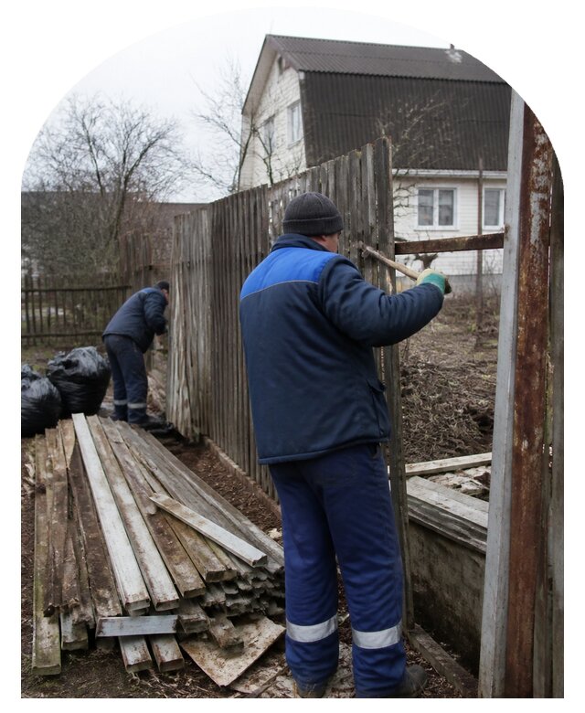Демонтаж забора в Борисоглебске по цене от 4682 р. | Метпроект-Брс